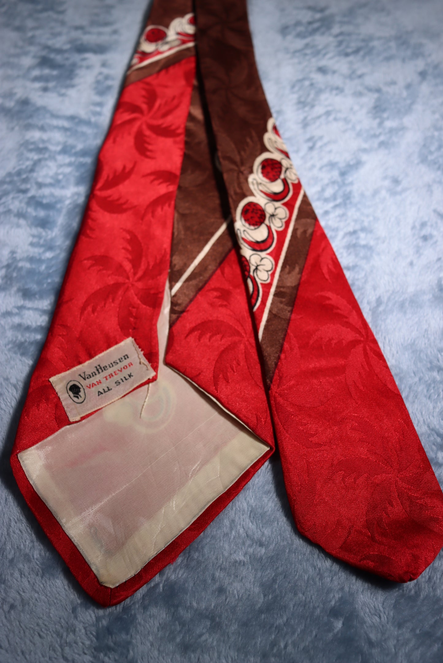 Van Heusen All Silk Van Trevor Vintage Swing Tie 1940s/50s