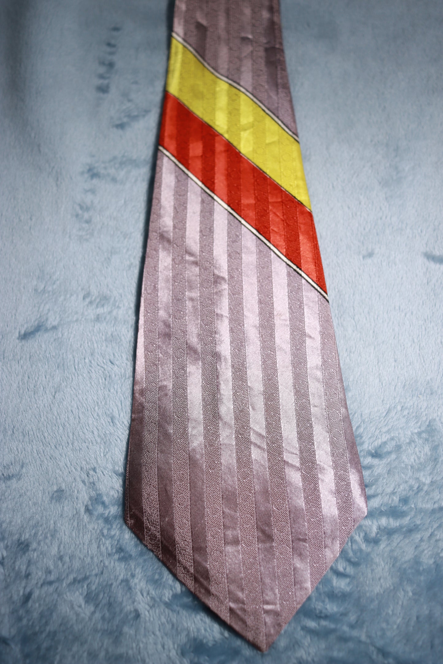 Metcalf Cravats Ambassador Stripe Vintage Swing Tie 1940s/50s