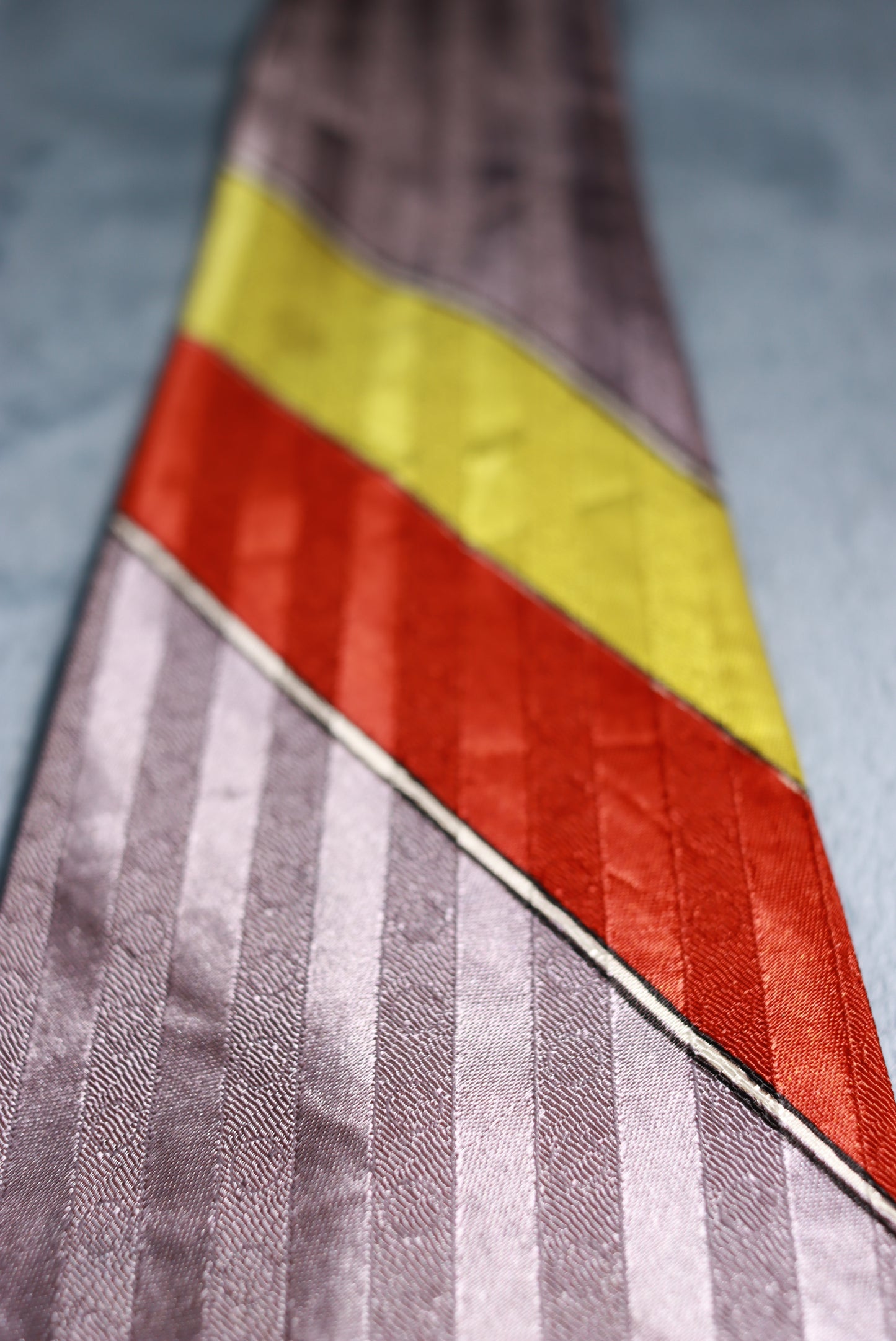 Metcalf Cravats Ambassador Stripe Vintage Swing Tie 1940s/50s