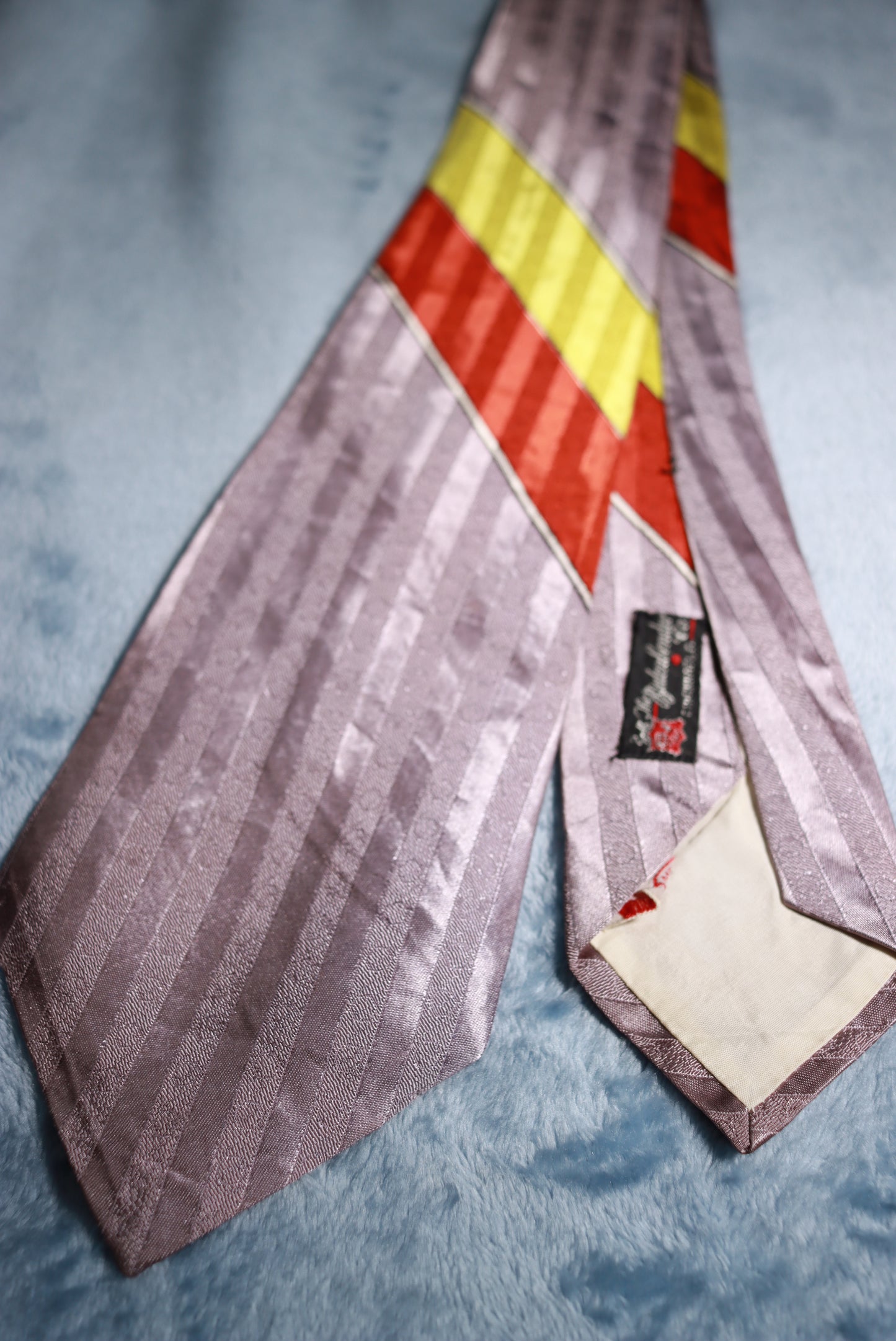 Metcalf Cravats Ambassador Stripe Vintage Swing Tie 1940s/50s