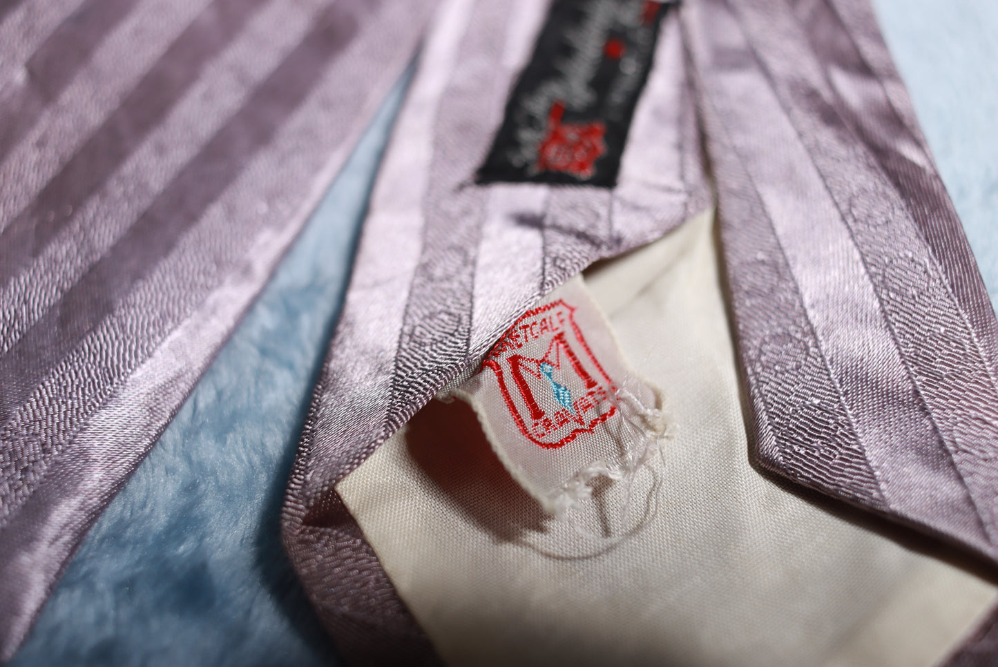 Metcalf Cravats Ambassador Stripe Vintage Swing Tie 1940s/50s