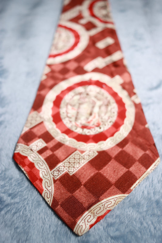 Manhattan Upside Down Sailing Boats Vintage Swing Tie 1940s/50s