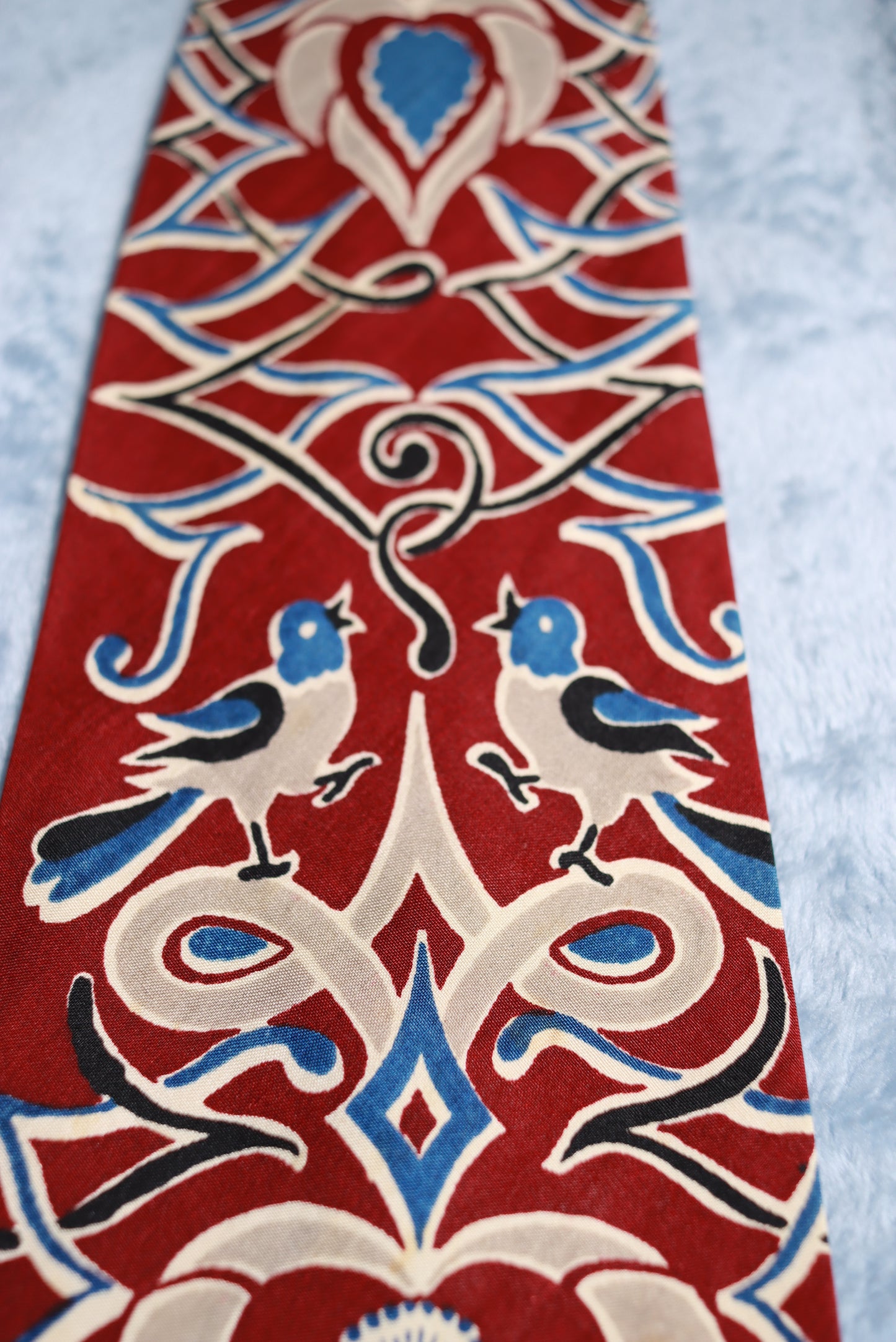 Countess Mara Singing Birds Vintage Swing Tie 1950s/60s