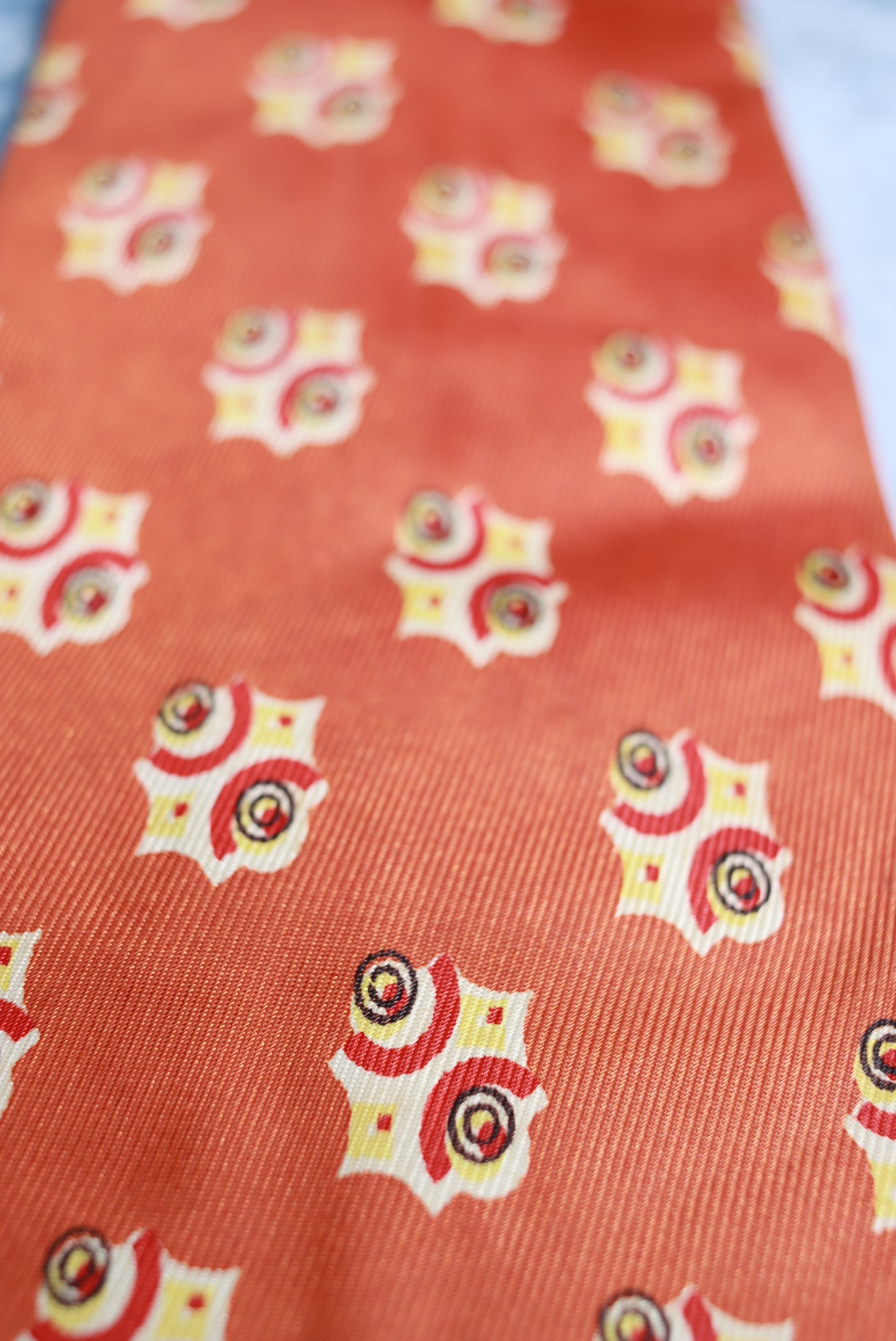 Crazy Bird Face Vintage Swing Tie 1940s/50s