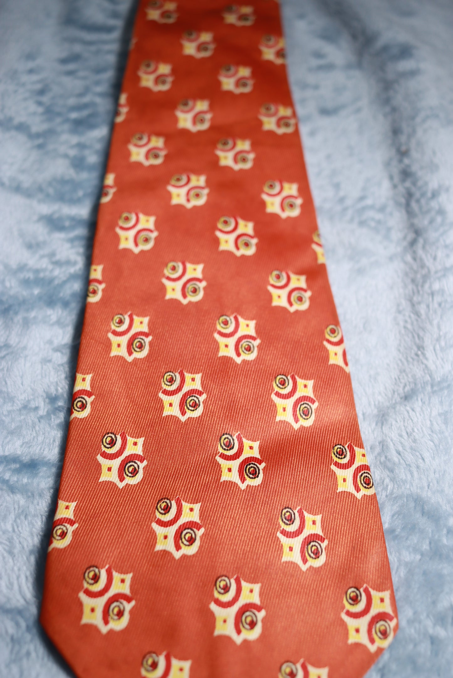 Crazy Bird Face Vintage Swing Tie 1940s/50s