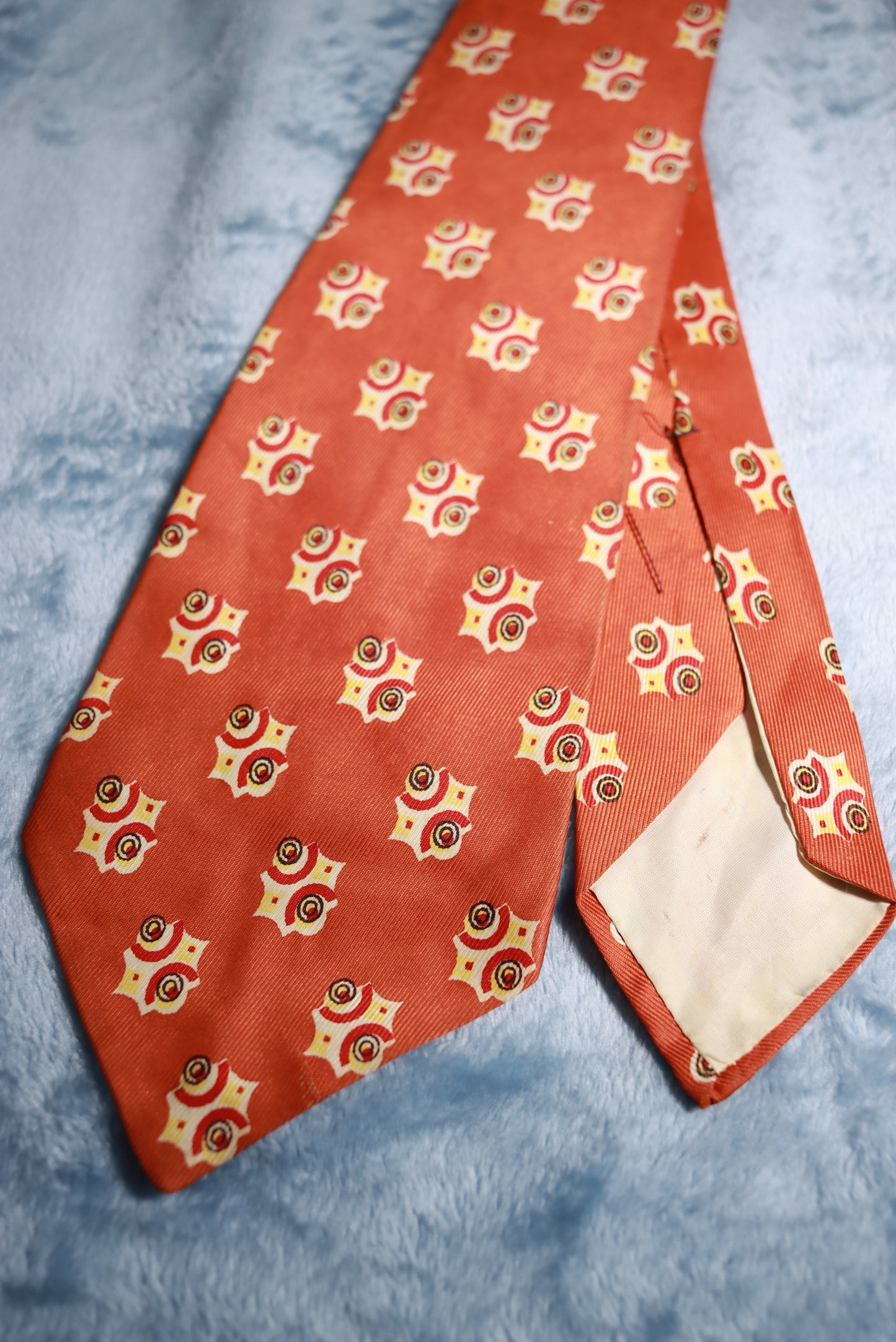 Crazy Bird Face Vintage Swing Tie 1940s/50s