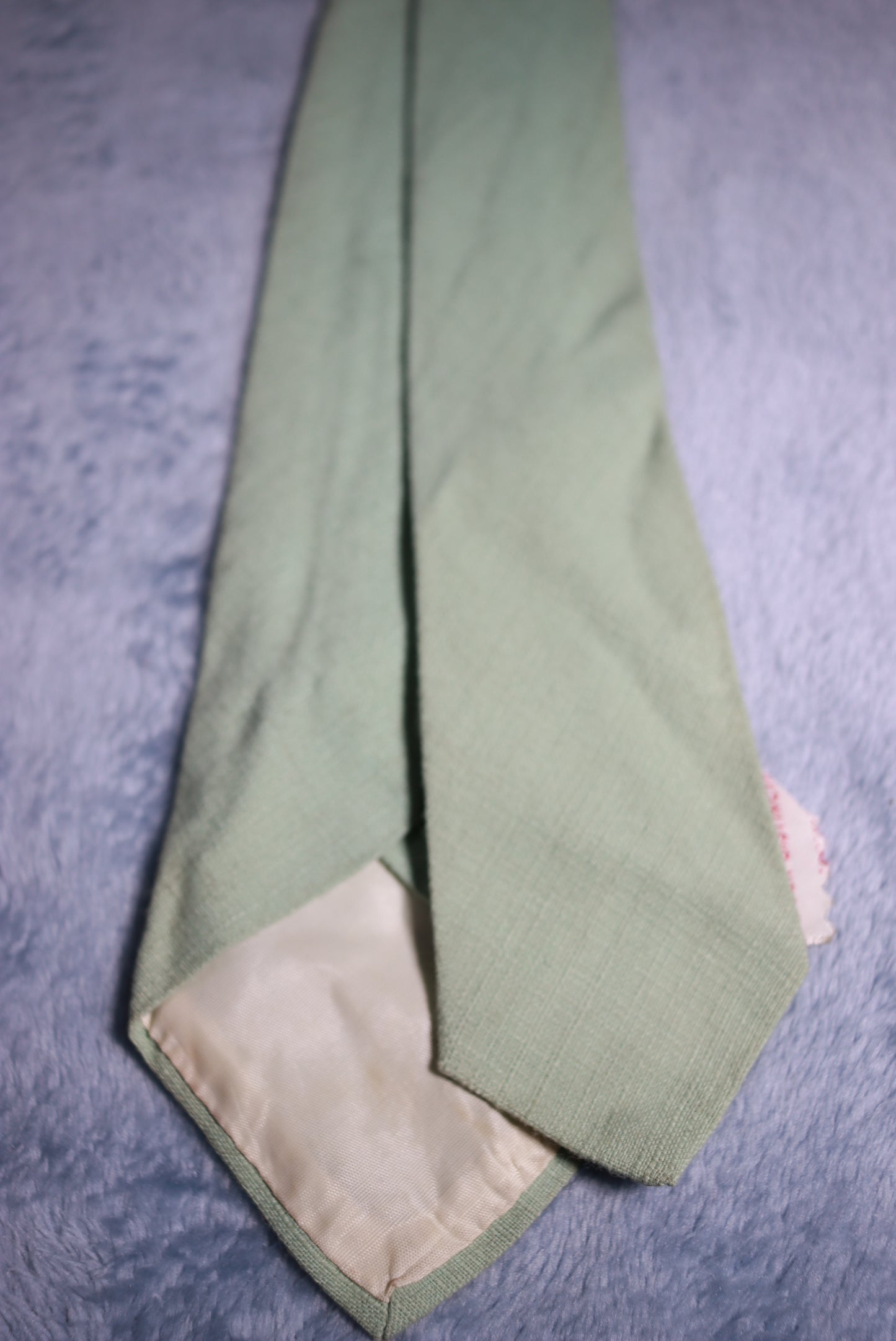 Pelham Cravat Peppermint Green Vintage Tie 1940s/50s