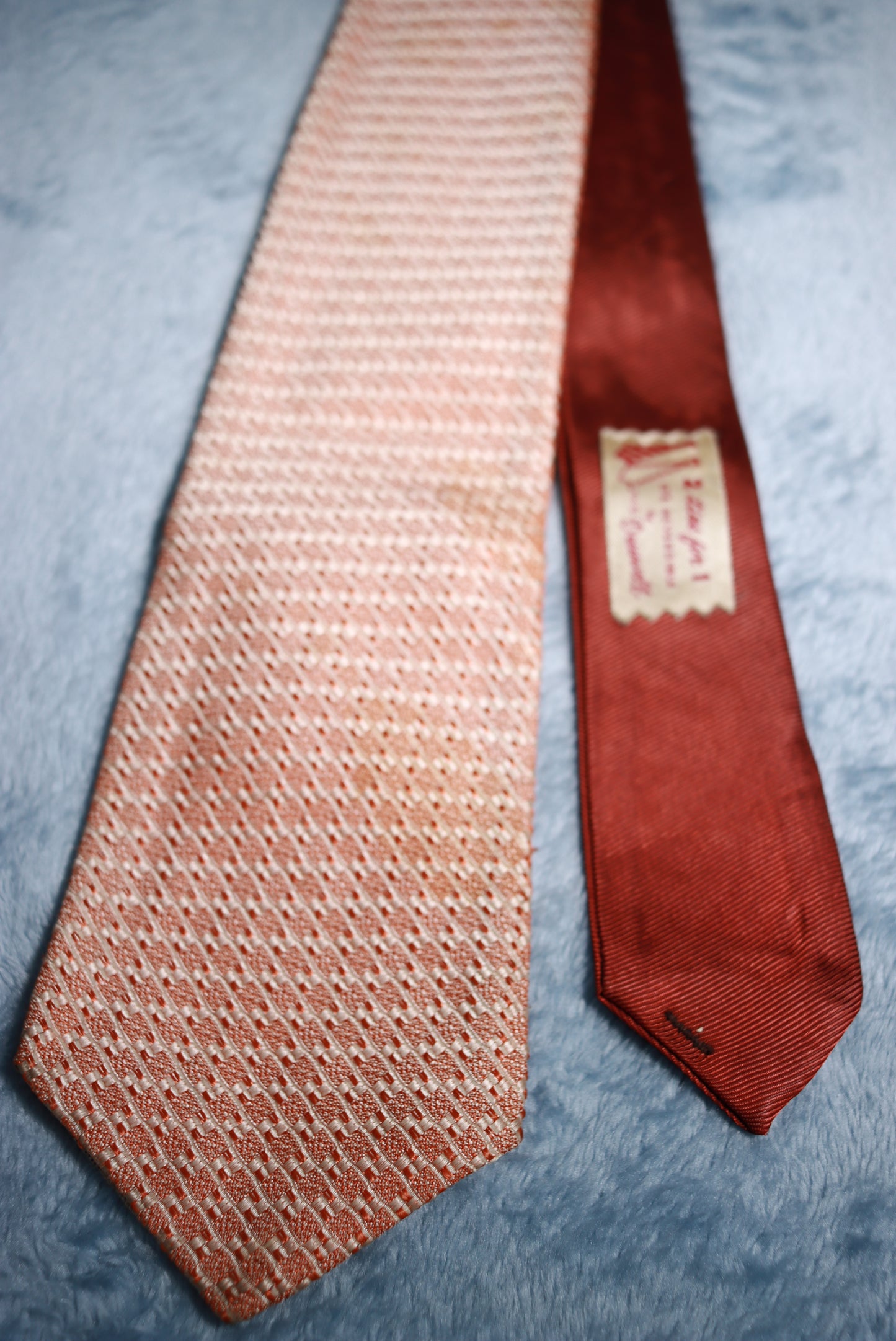 Dresswell 2 Ties for 1 Reversible Vintage Tie 1940s/50s