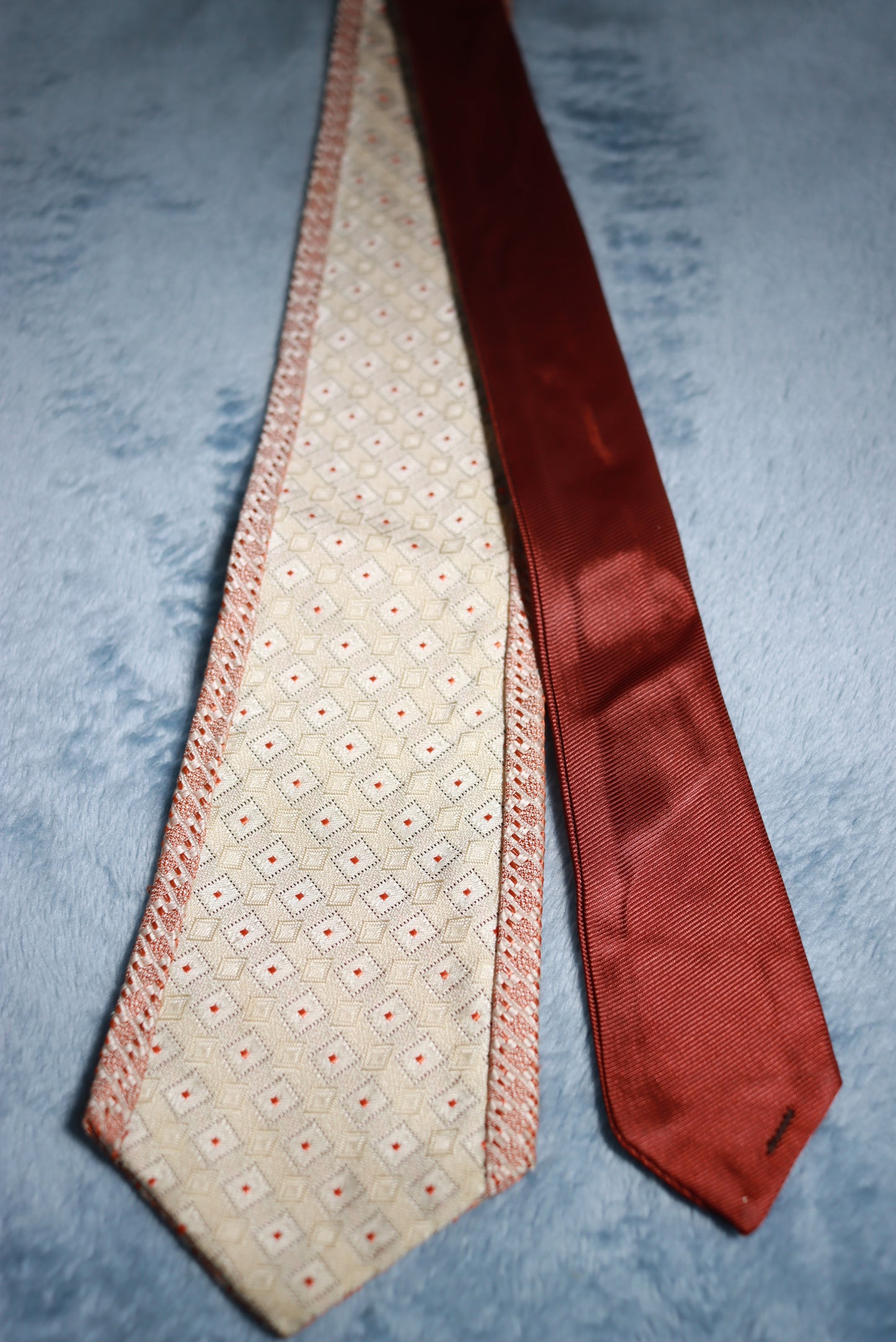 Dresswell 2 Ties for 1 Reversible Vintage Tie 1940s/50s