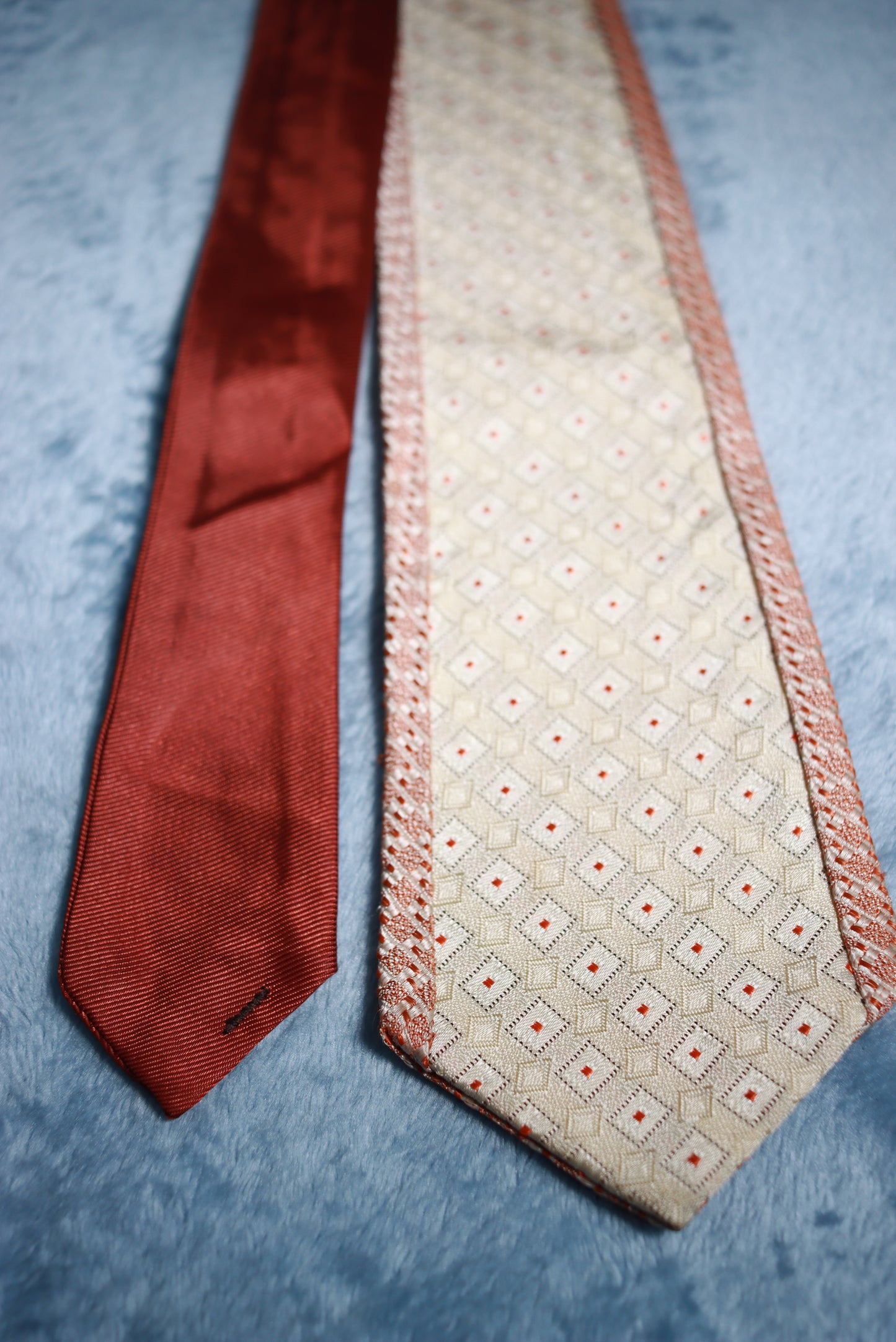 Dresswell 2 Ties for 1 Reversible Vintage Tie 1940s/50s