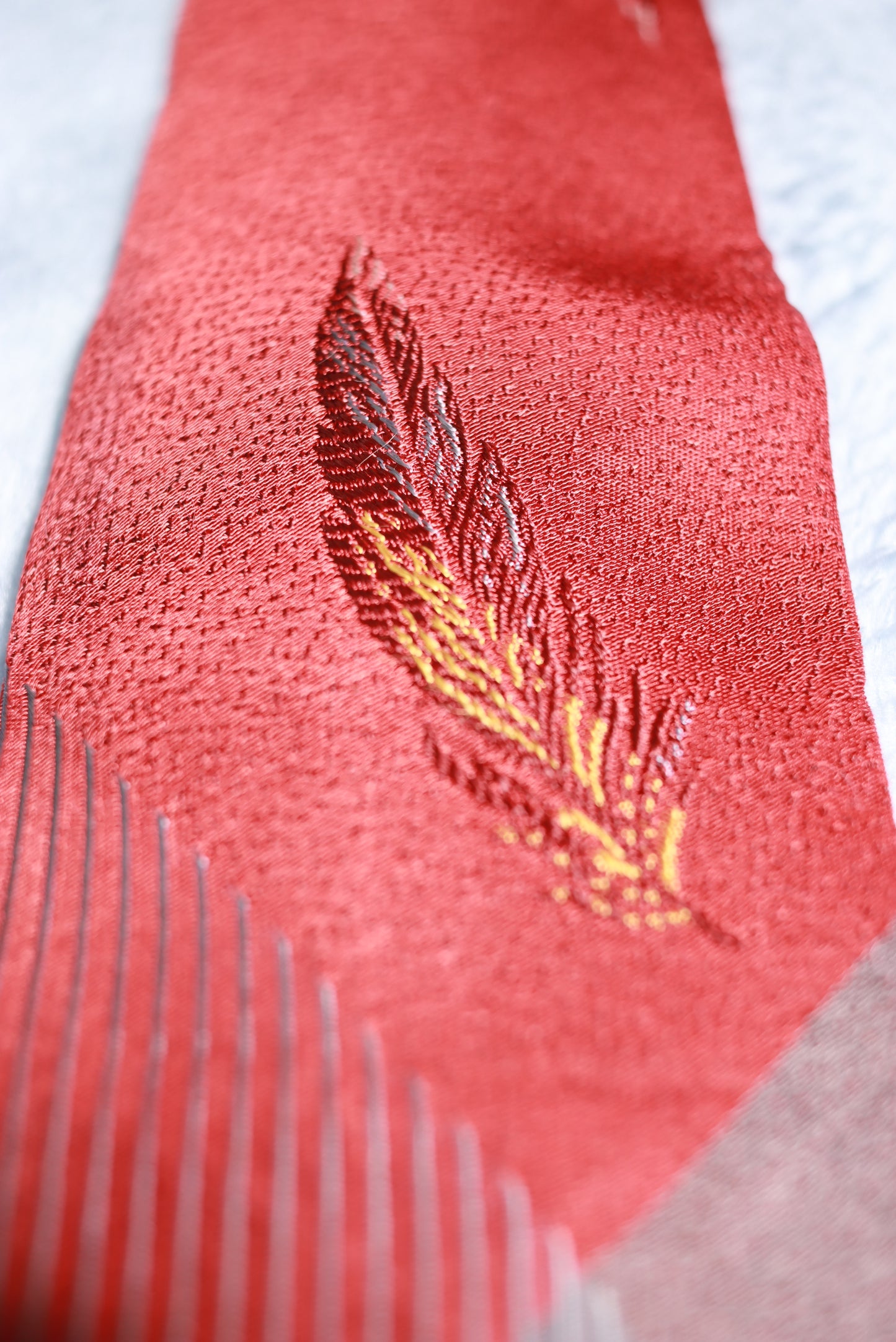 Wembley Asymmetric Feather Vintage Tie 1940s/50s