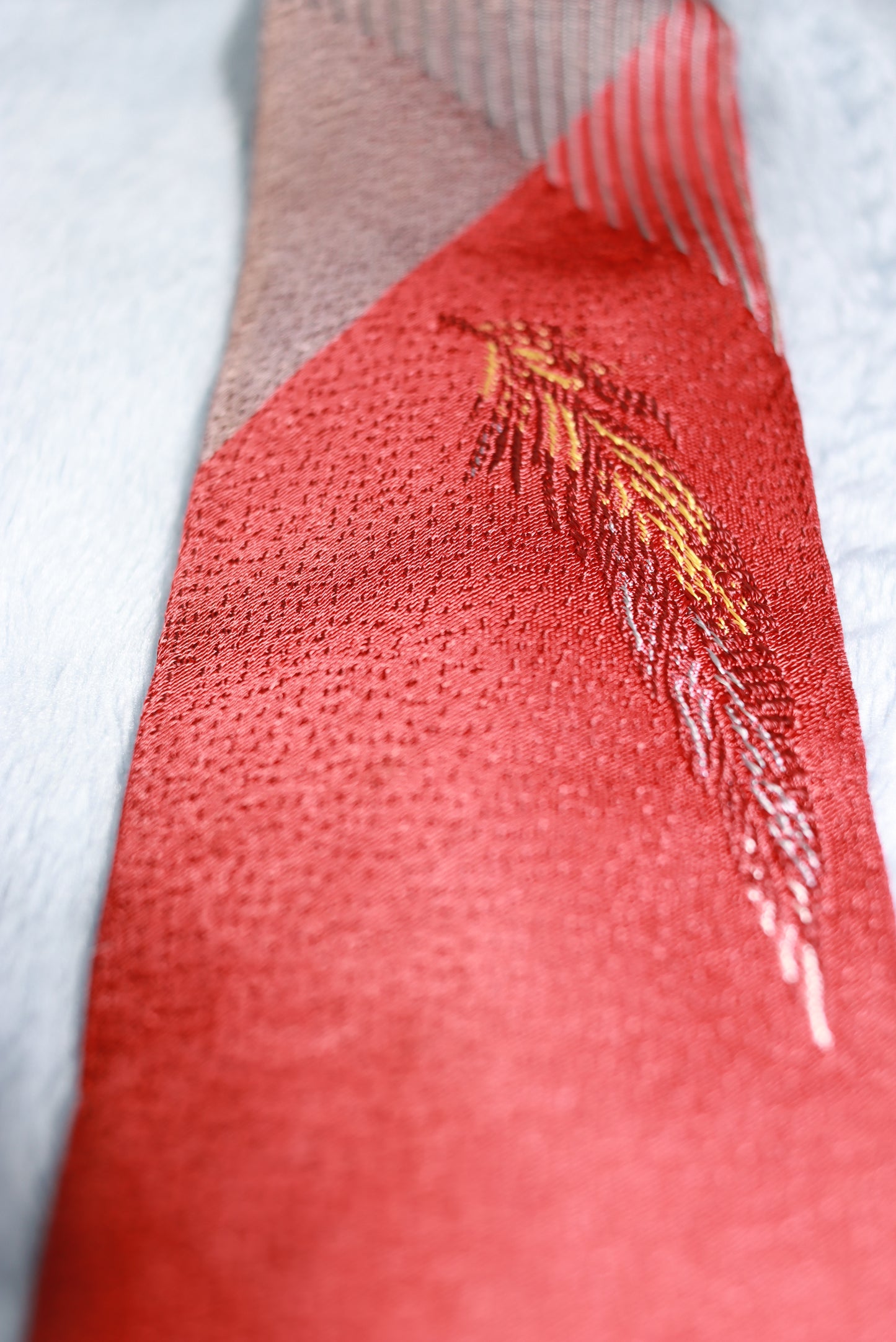 Wembley Asymmetric Feather Vintage Tie 1940s/50s