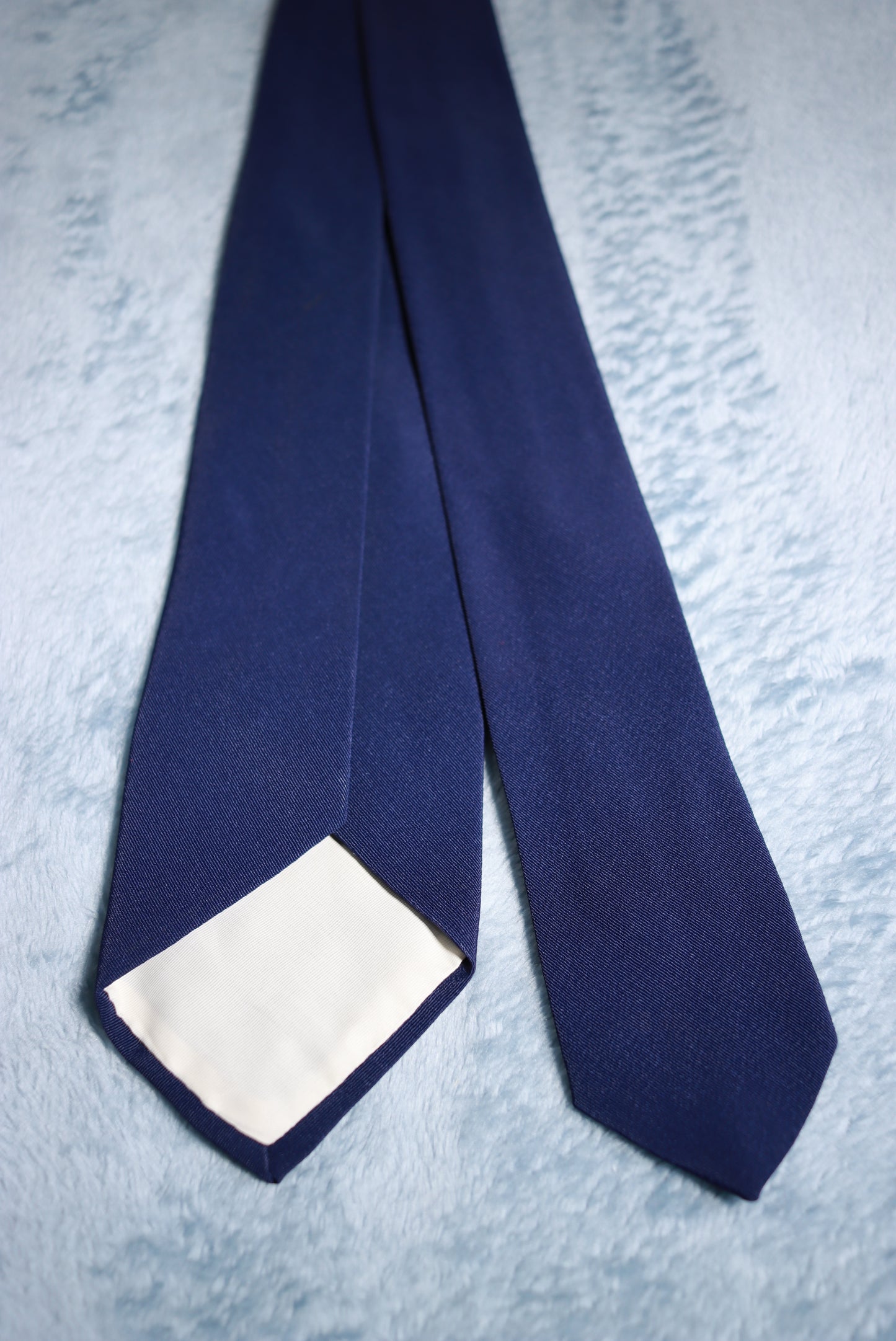 Pilgrim Blue Daisies & Feathered Bird Vintage Tie 1940s/50s