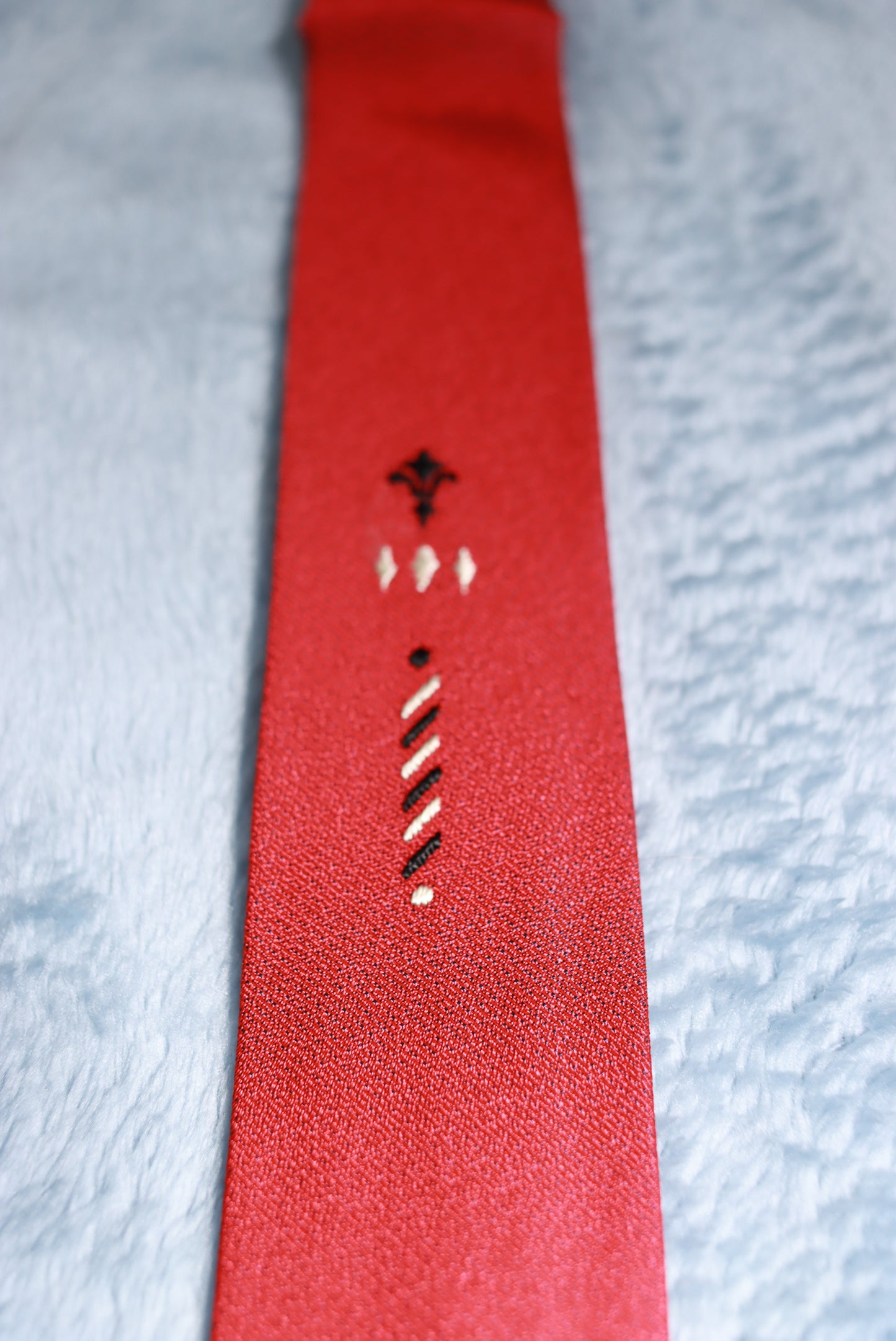 Skinny Red Vintage Tie 1940s/50s