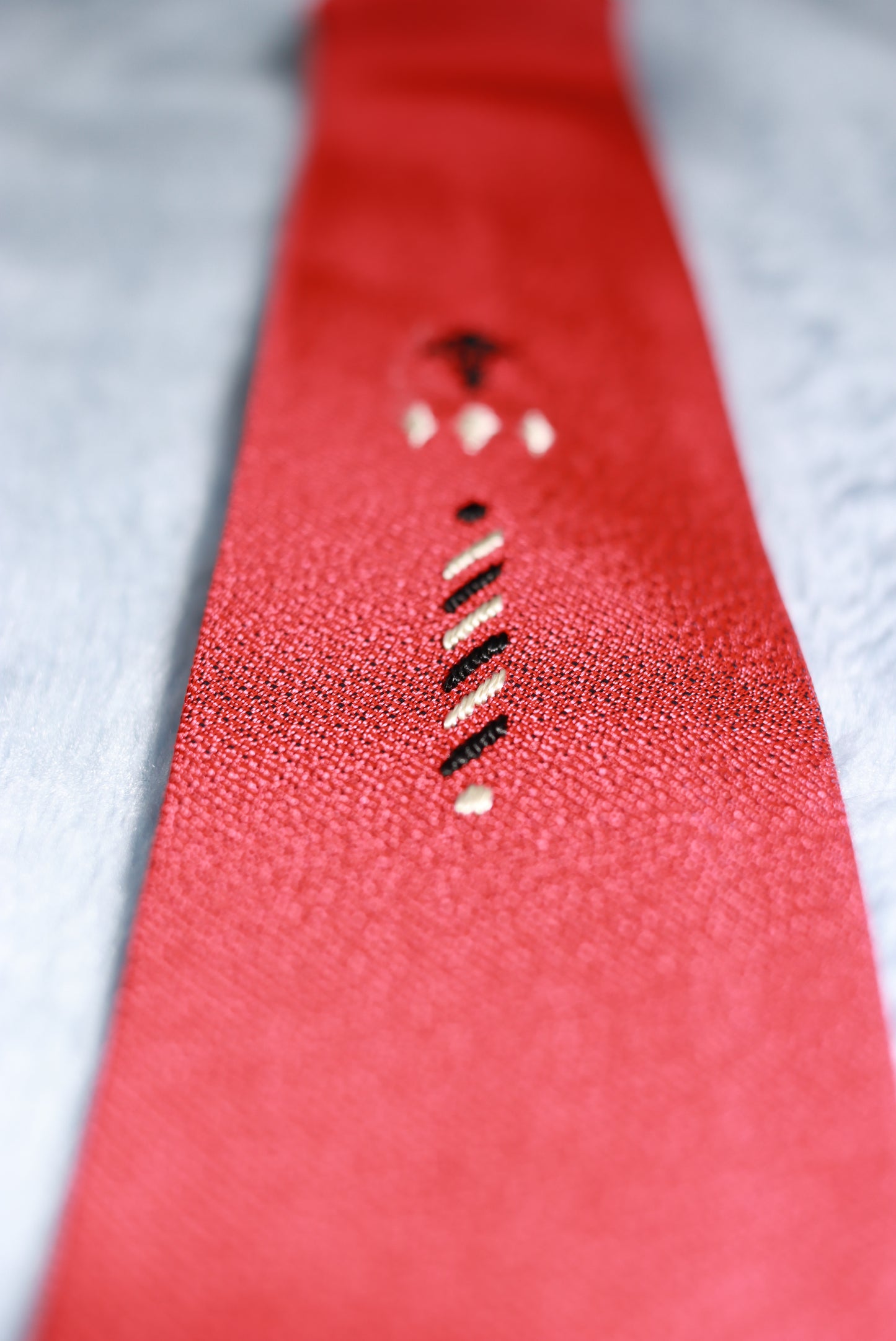Skinny Red Vintage Tie 1940s/50s