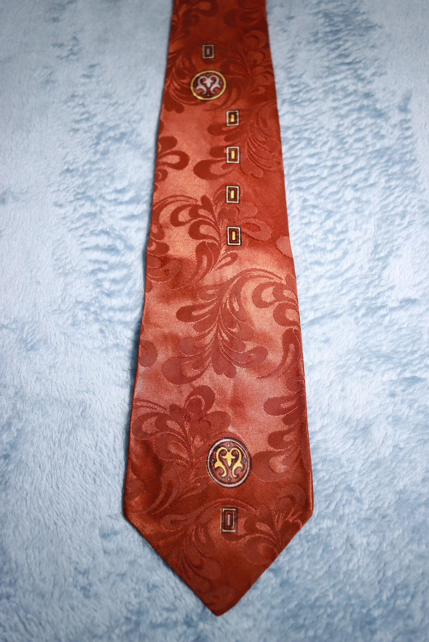 Penney's Towncraft Jacquard Vintage Tie 1940s/50s