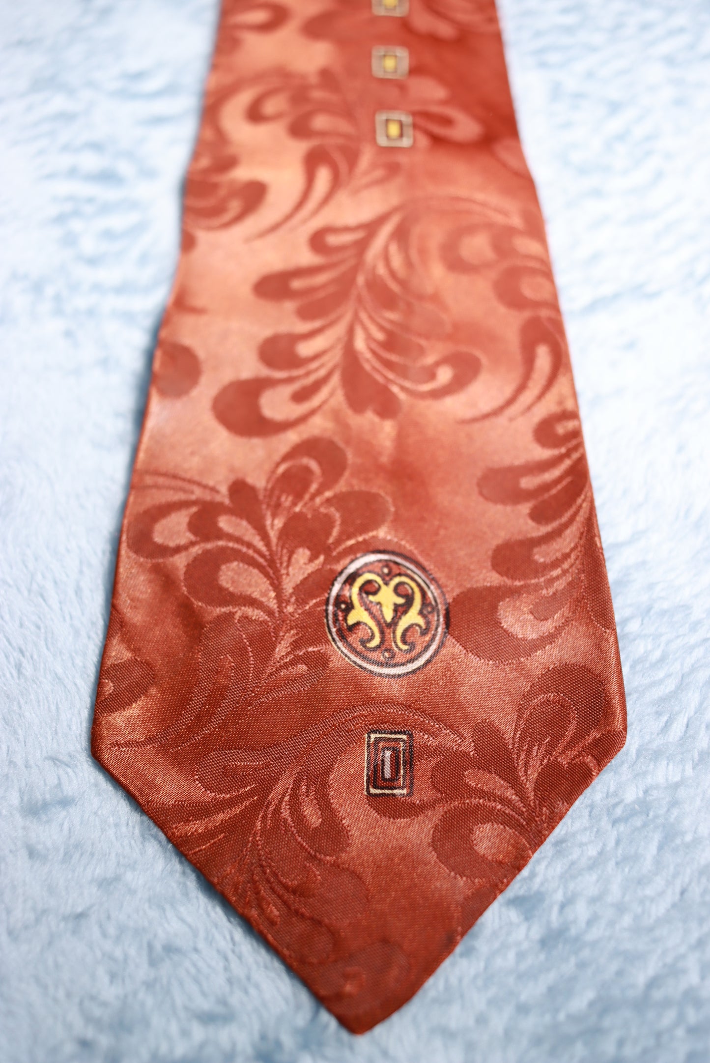 Penney's Towncraft Jacquard Vintage Tie 1940s/50s