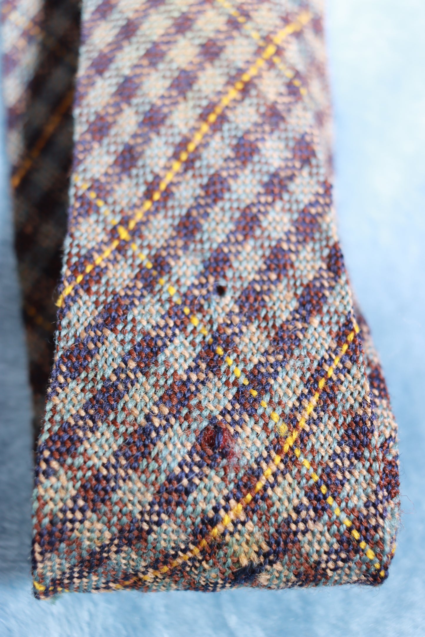 Vintage Hand Woven in New Mexico Wool Swing Tie 1940s/50s