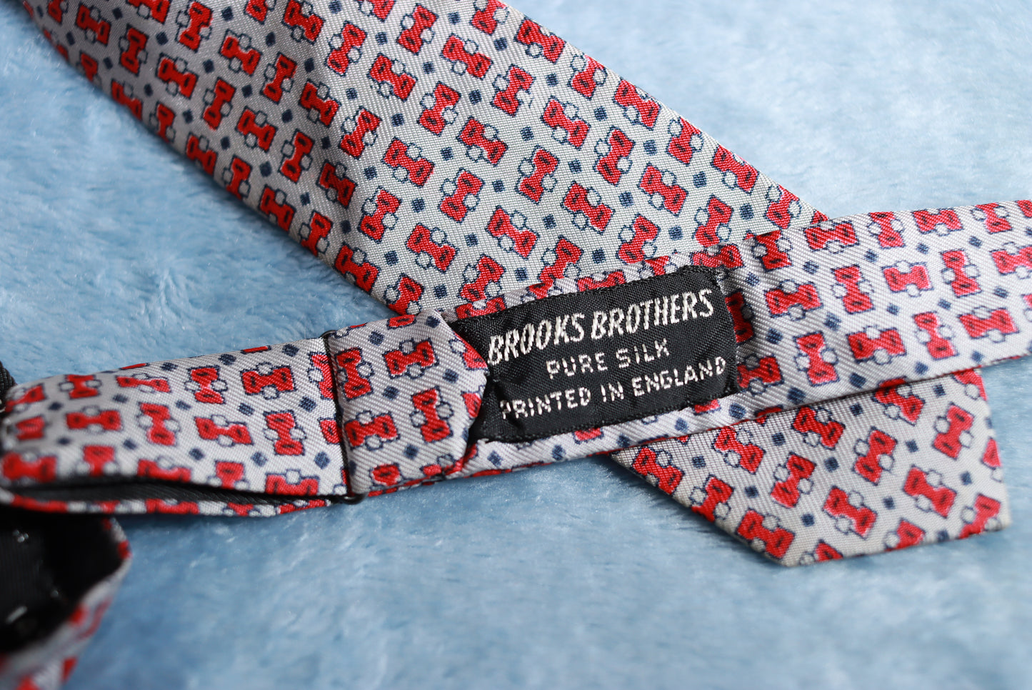Vintage Brooks Brothers Silk Paddle Bow Tie
