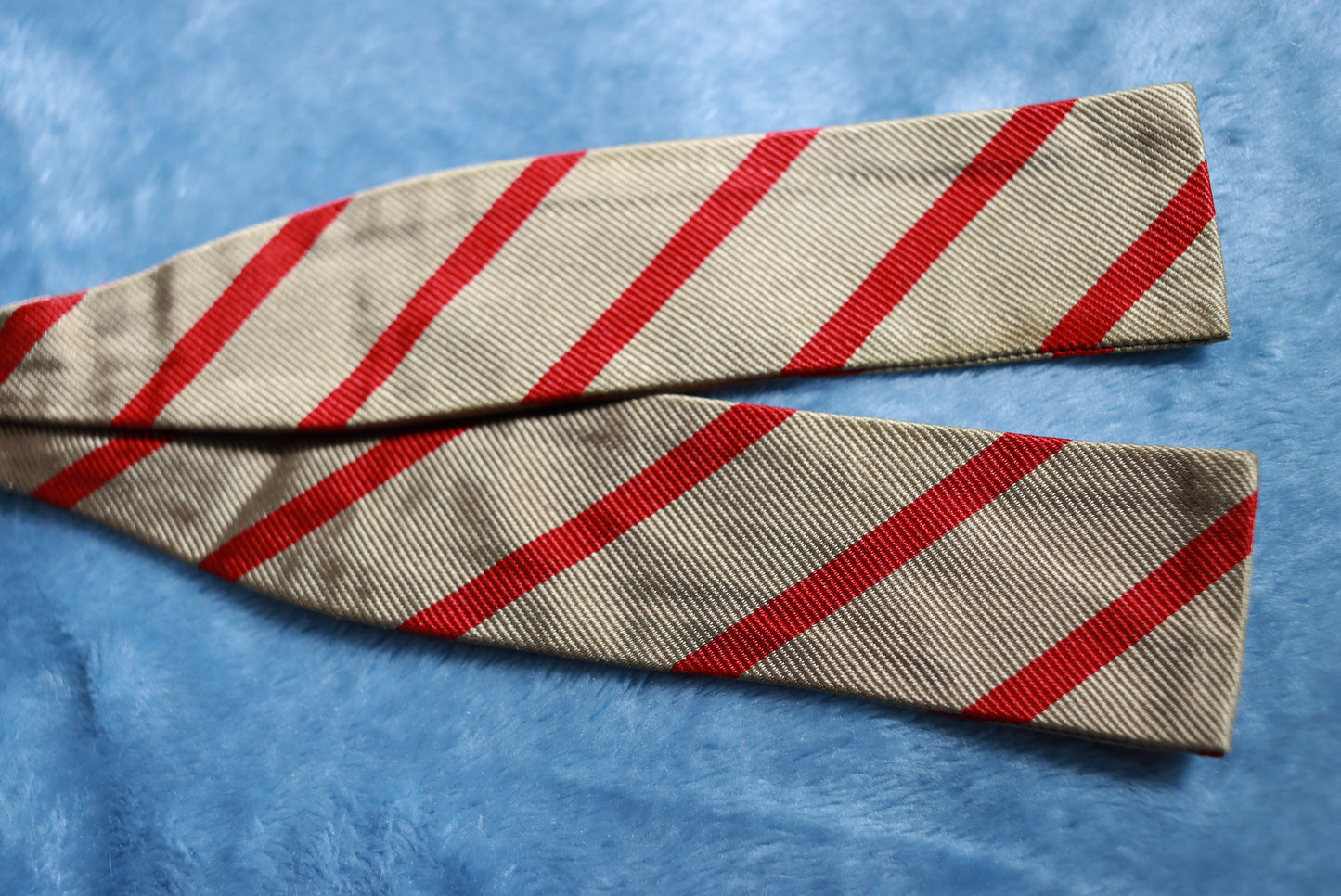 Vintage Brooks Brothers Silk Striped Paddle Bow Tie