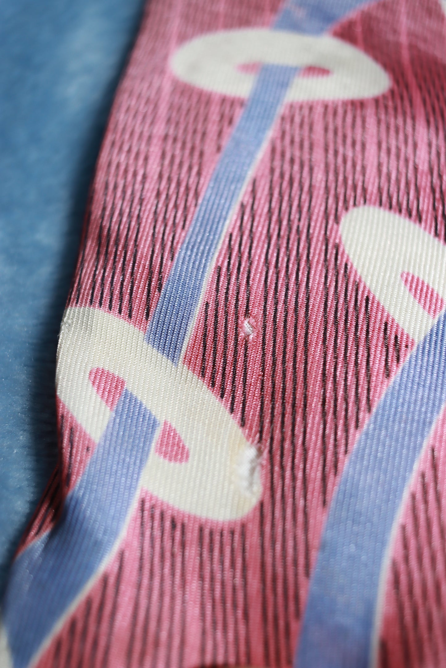 Vintage Arrow Pink Pinstripe Swing Tie 1950s/60s