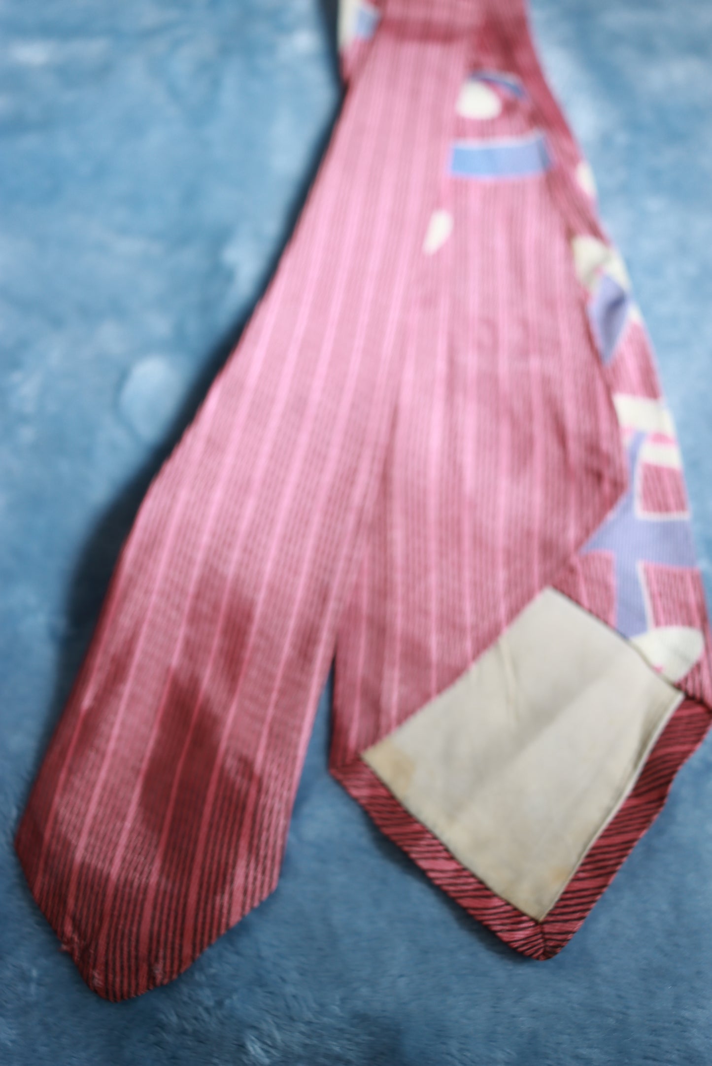 Vintage Arrow Pink Pinstripe Swing Tie 1950s/60s