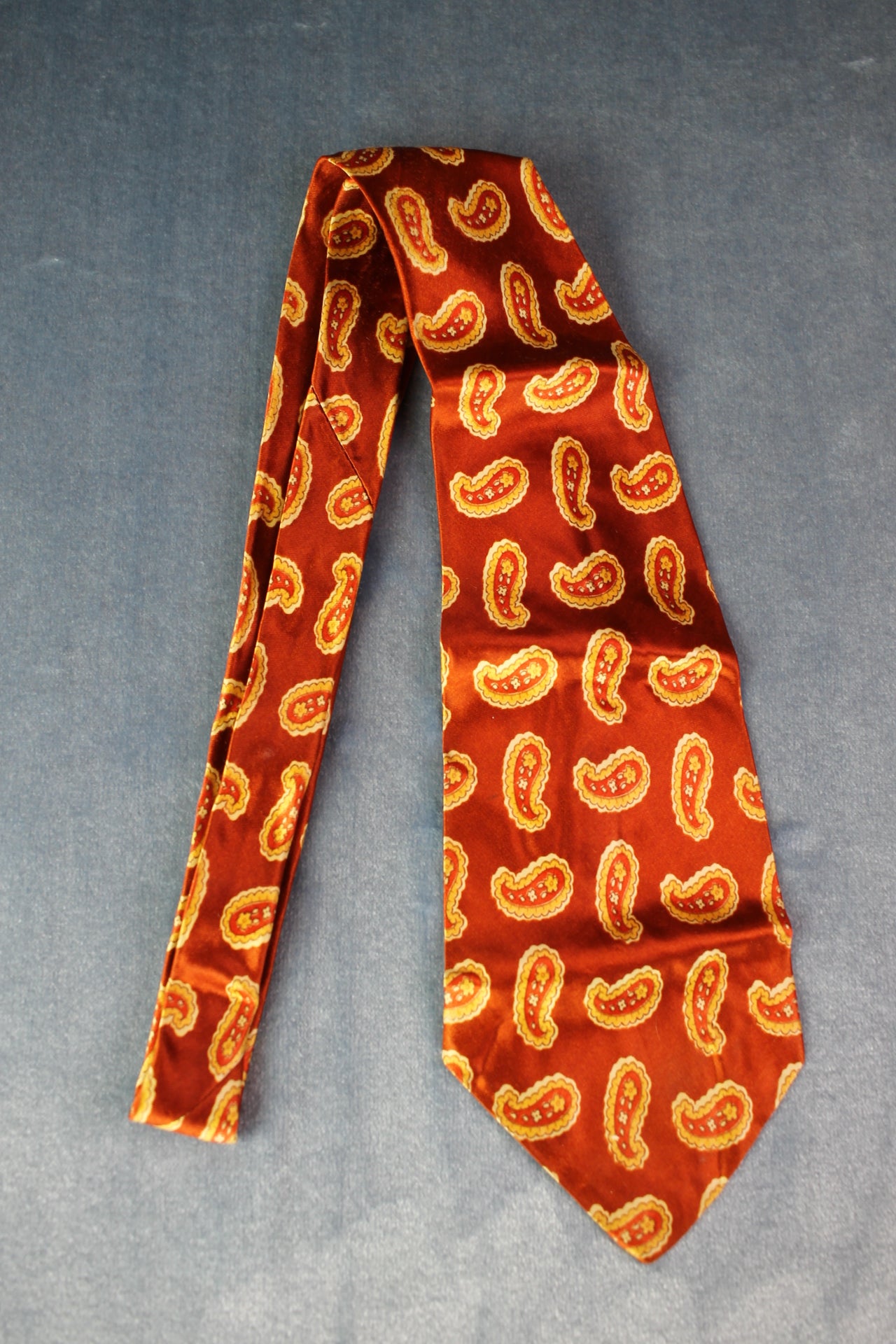 Vintage 1940s/50s copper pattern swing tie PHOTO