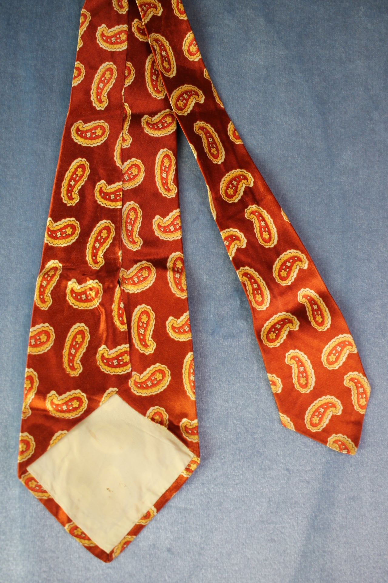 Vintage 1940s/50s copper pattern swing tie PHOTO