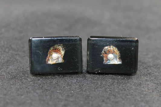Vintage Pearls in Lucite Cufflinks