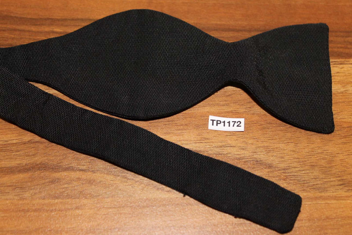 Vintage Akco Classic Black Pre-Tied Bow Tie One Size Fits All