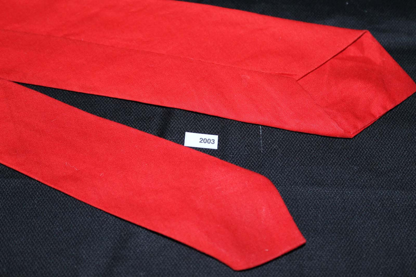 Vintage 1960s Retro Skinny Jim Mod Beatles Tie Red Black White