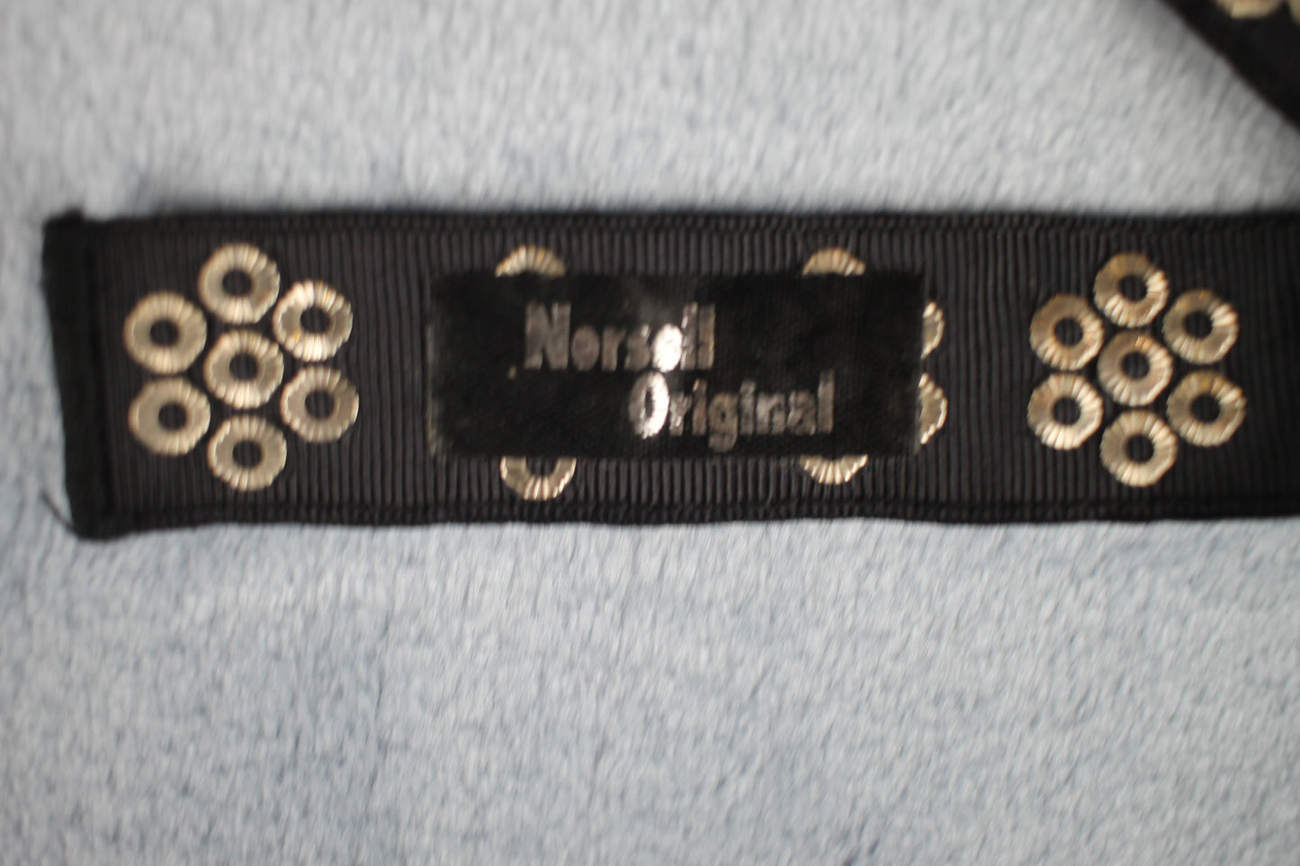 Vintage Norsoll Original Black Multicolour Gems Clip On Western Cowboy Kentucky Square Dance Bow Tie