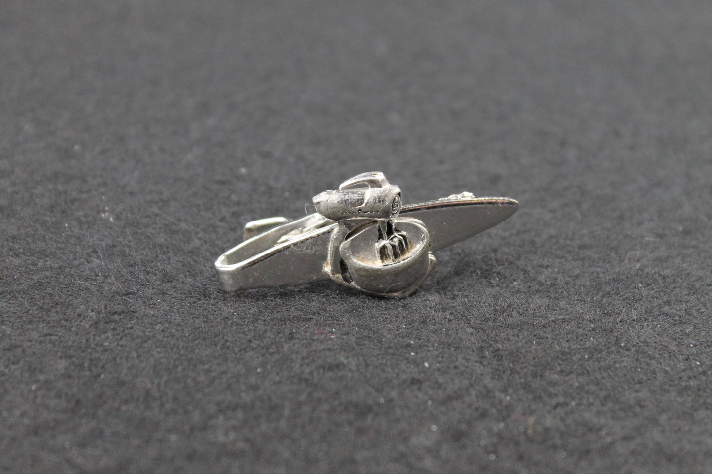 Vintage Speidel Silver Food Mixer Tie Clip