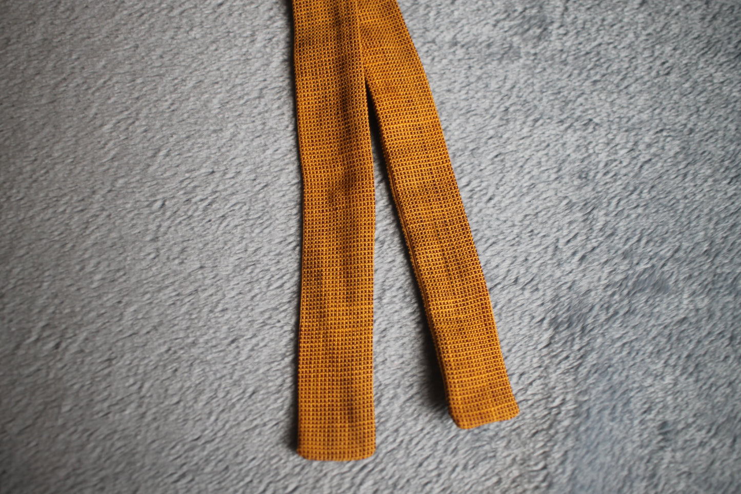 Vintage A Tucker Tie self tie straight end skinny bow tie