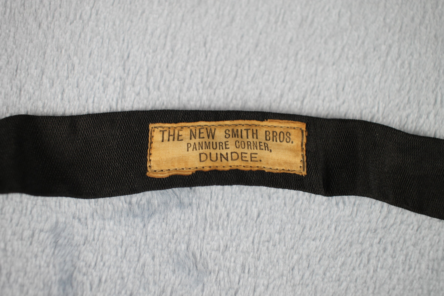 Vintage The New Smith Bros self tie thistle end classic black bow tie