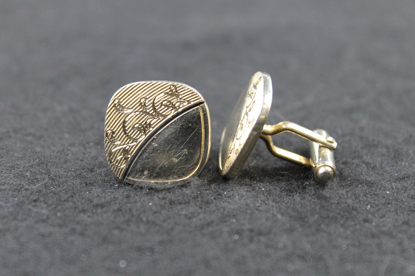 Vintage Gold Squircle Cufflinks