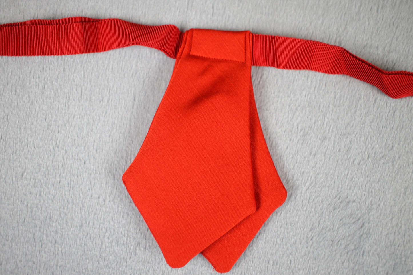 Vintage bulk buy red clip on neck ties dance troop theatre different sizes adjustable