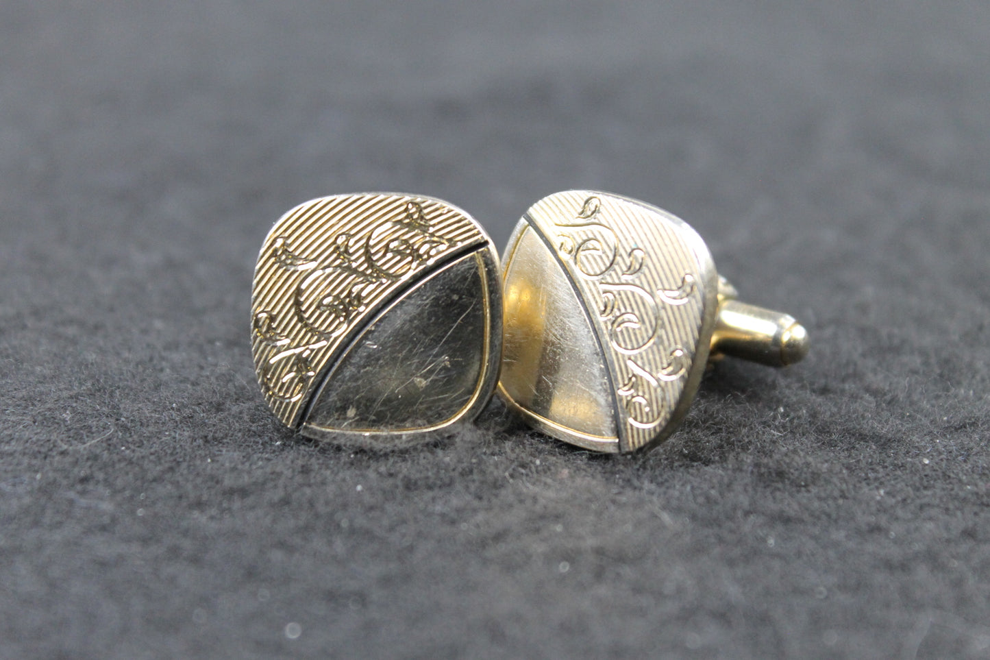 Vintage Gold Squircle Cufflinks