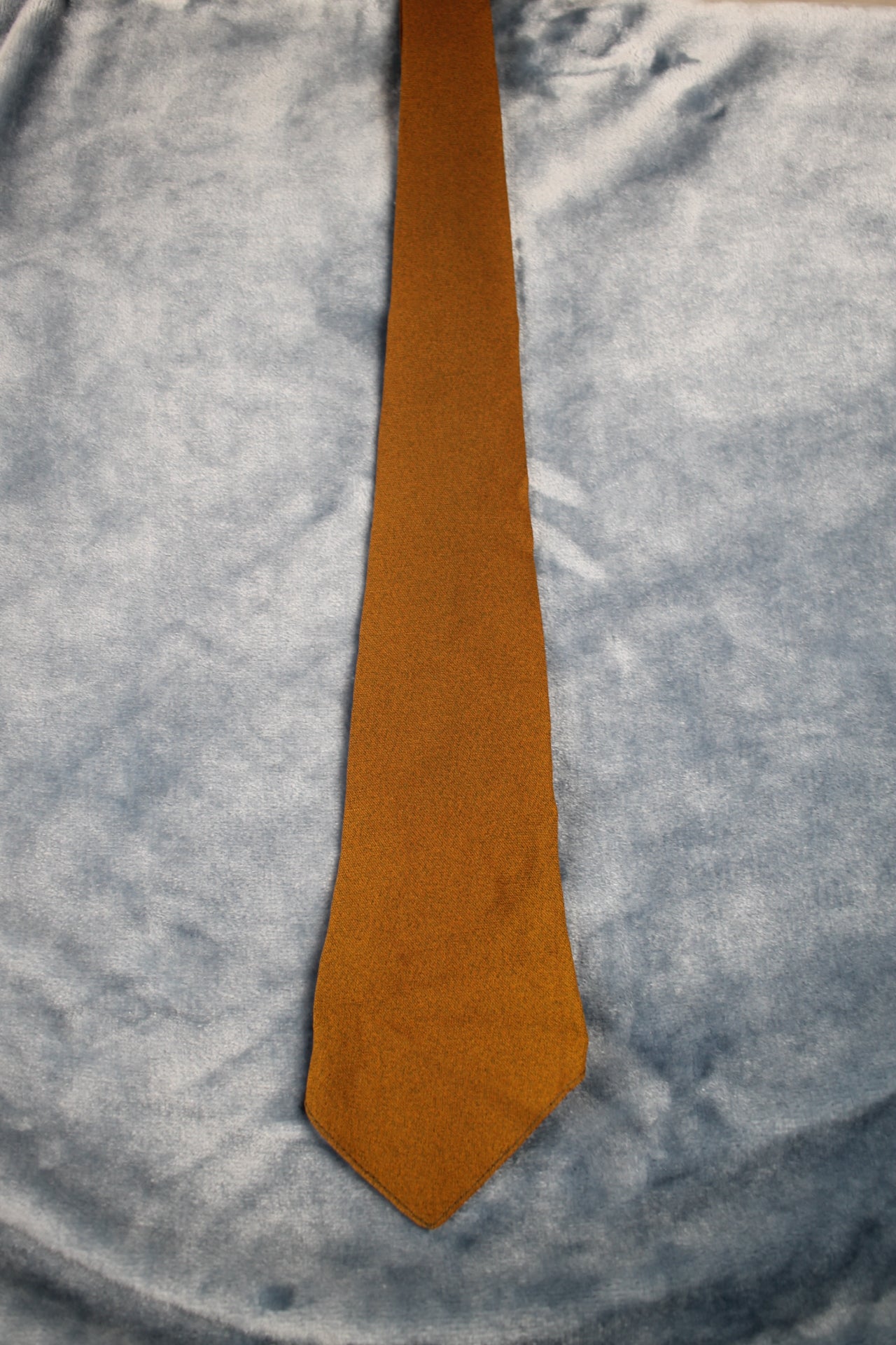 Vintage 1940s/50s khaki tan speckled unlined swing tie