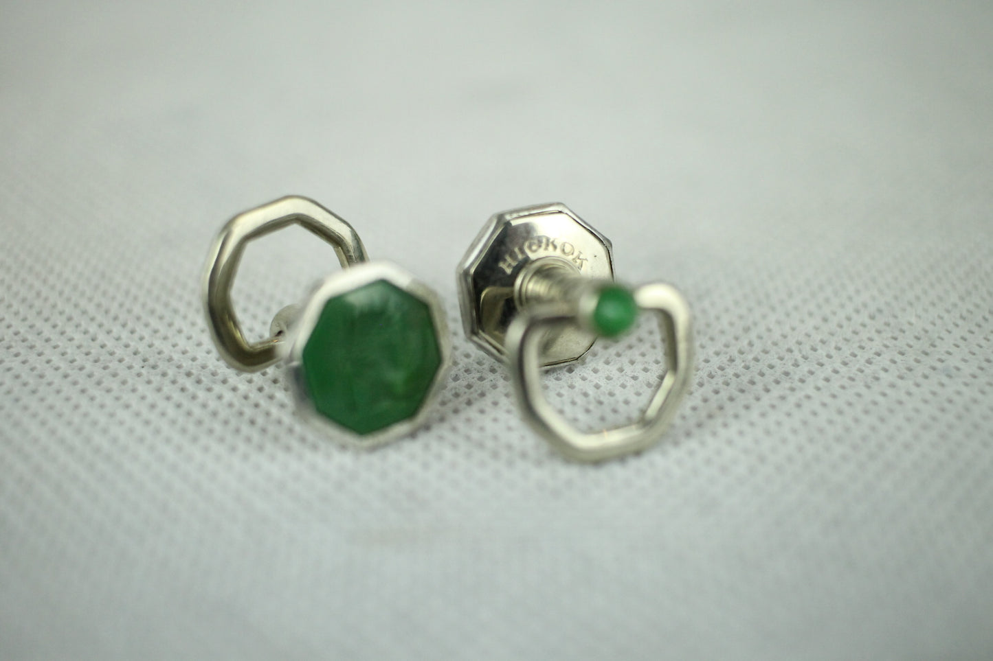 Vintage Hickok Silver Metal Centurion Cufflinks