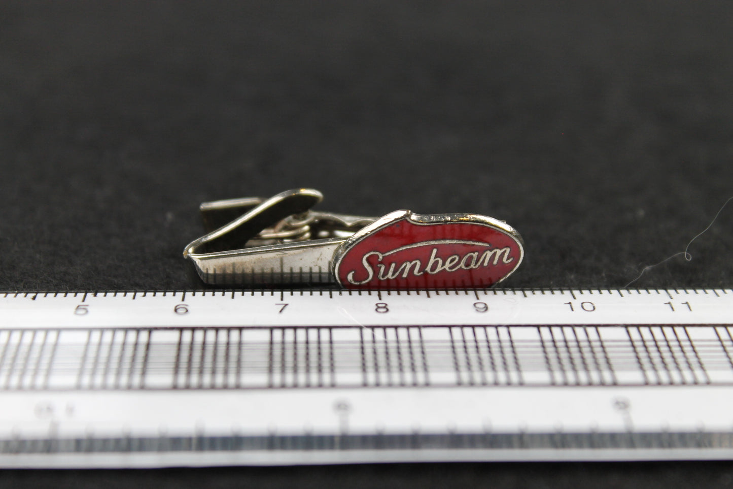 Vintage Sunbeam Enamelled Tie Clip
