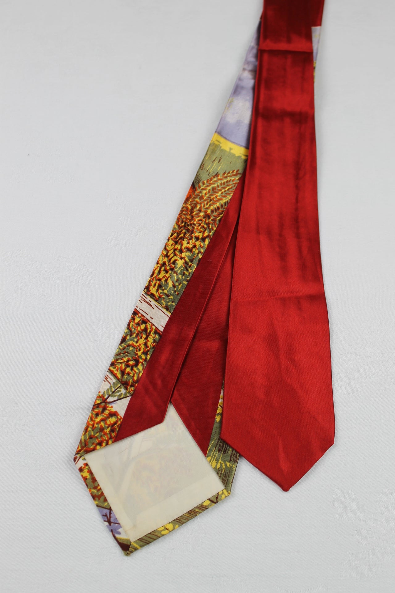 Vintage Arco Cravats Horse Scene Picture Tie 1940s/50s