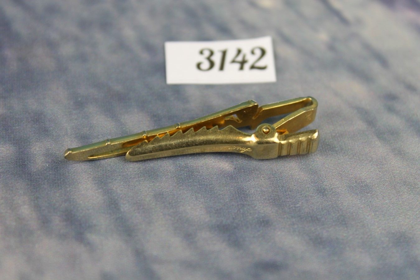 Vintage Anson Fishing Rod Tie Clip Fisherman