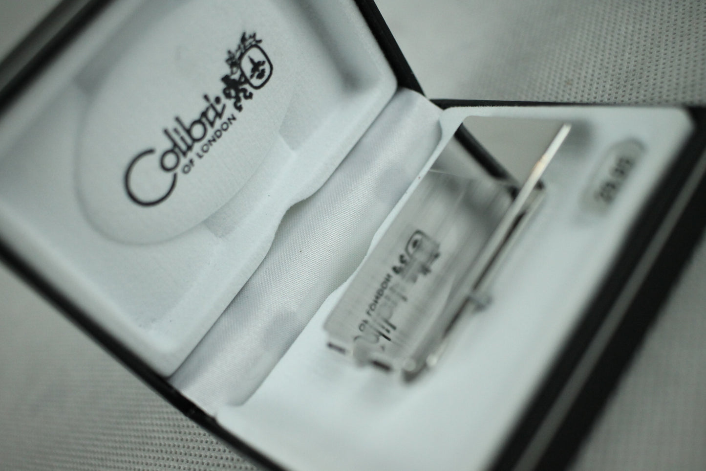 Vintage Colibri Silver Metal Money Clip