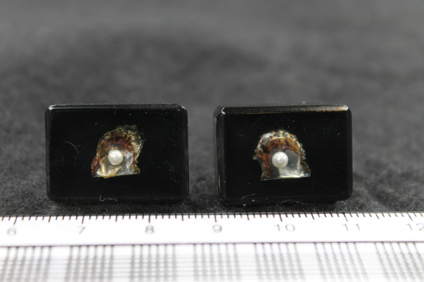 Vintage Pearls in Lucite Cufflinks