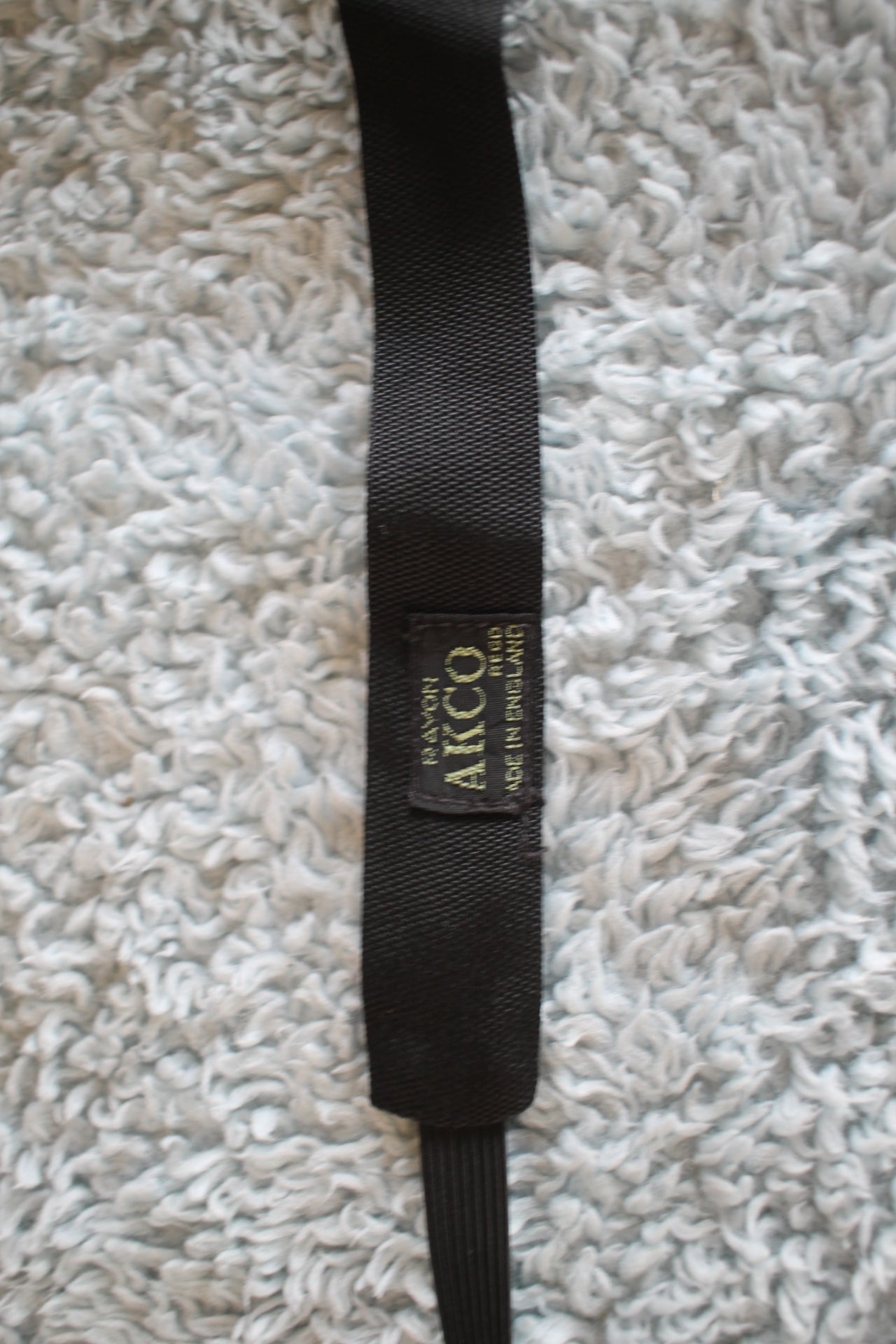 Vintage pre-tied classic black bow tie adjustable