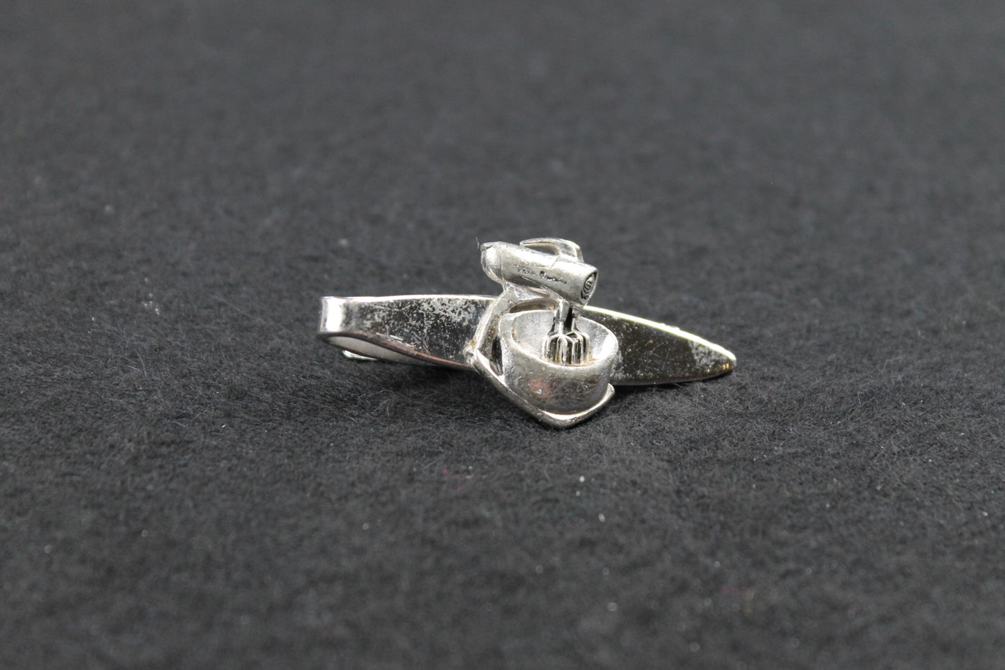 Vintage Speidel Silver Food Mixer Tie Clip