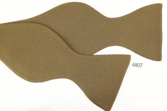 Vintage Bow Tie Coffee Brown Self Tie Thistle Ends