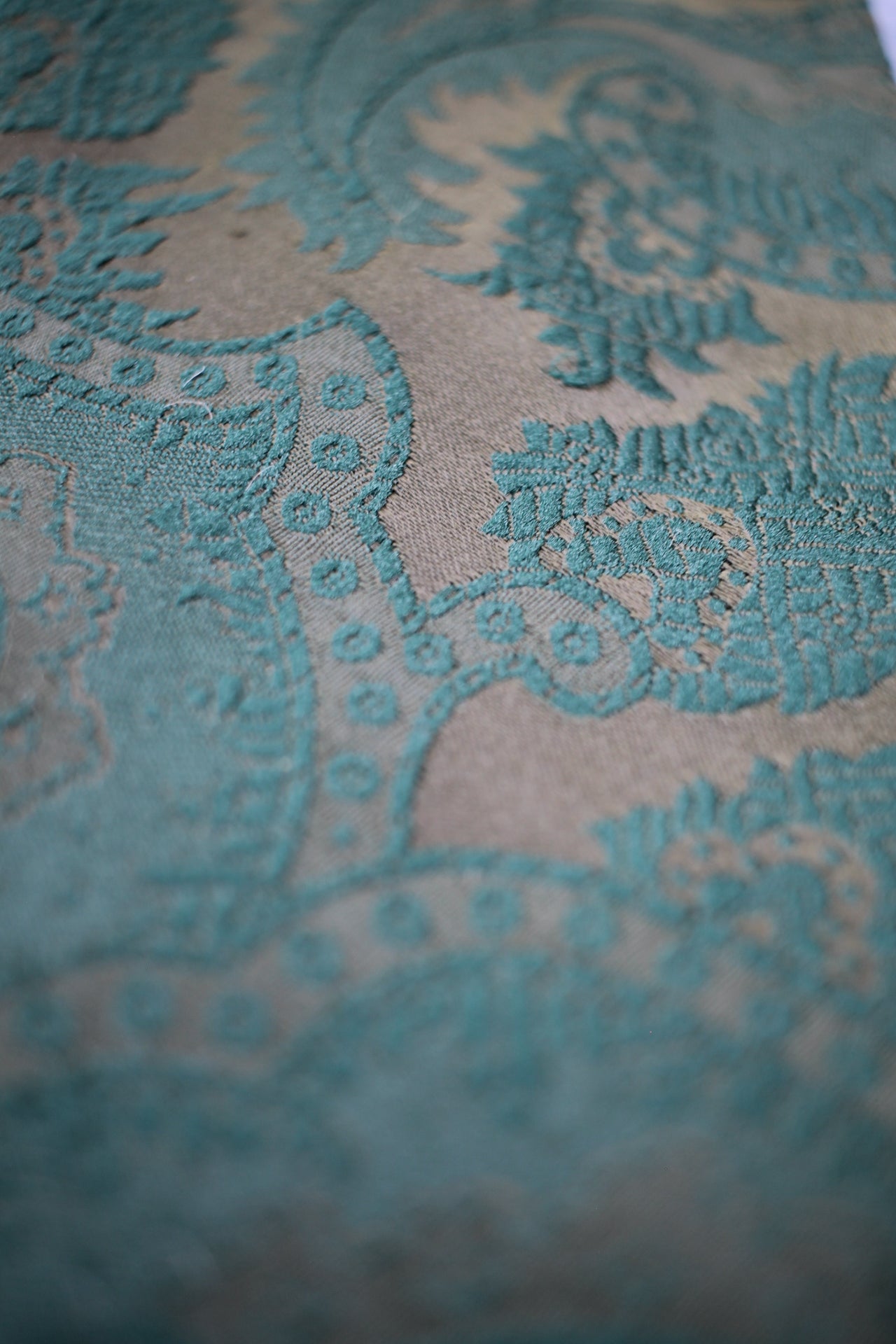 Vintage Sammy 1970s green pattern kipper tie