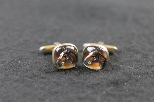 Vintage Horses Head Cufflinks